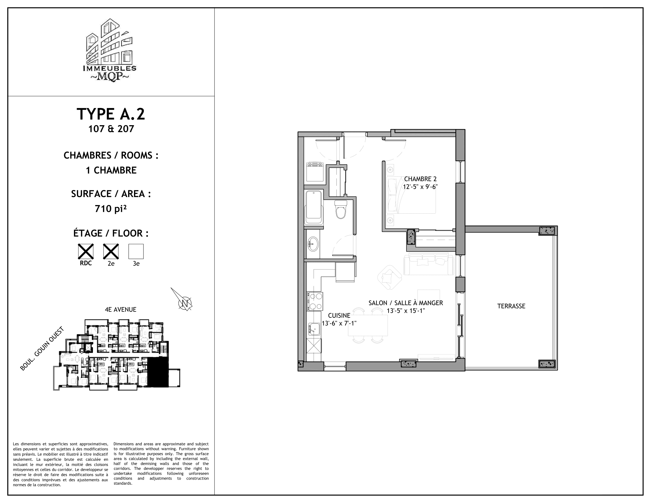 Plan de l'appartement